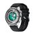 Chytré hodinky GT5 stříbrné s černým řemínkem