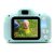 Tyrkysový digitální fotoaparát pro děti  -  13 MP, 4x optický zoom