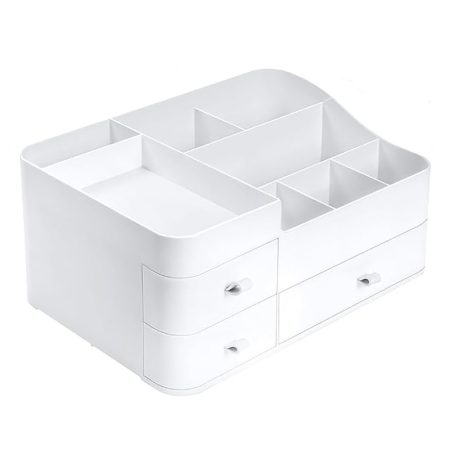  Organizér na make-up se zásuvkami - praktický úložný box do koupelny nebo ložnice