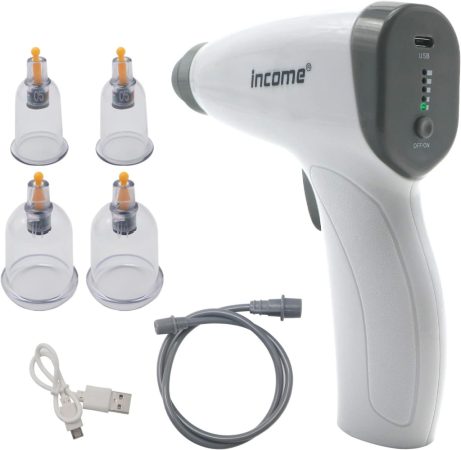 Elektrický přístroj na baňkování – 4 masážní hlavice proti celulitidě