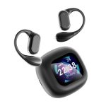 Bluetooth sluchátka Q18 s displejem, černá