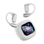 Bluetooth sluchátka Q18 s displejem,bílé