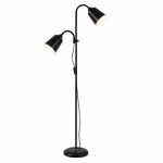 Moderní stojací lampa se dvěma stínidly – 170 cm