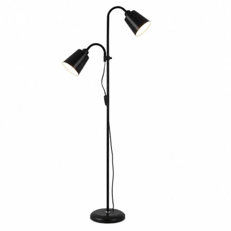 Moderní stojací lampa se dvěma stínidly – 170 cm