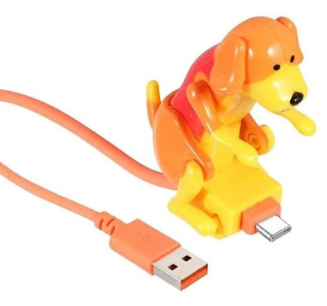 Vtipný USB nabíjecí kabel s pejskem – Type-C