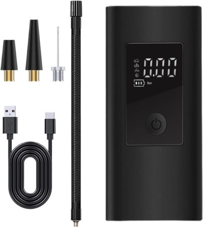 Digitální mini kompresor s akumulátorem, 80 W, s nabíjením přes USB-C