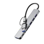 USB Type-C 8 v 1 univerzální HUB rozbočovač