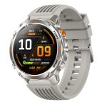   HT37 chytré hodinky – Bluetooth volání, GPS, AMOLED displej, sport a zdraví v jednom – Stříbrné