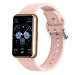   Z23 růžové chytré hodinky – 1,57palcový displej, Bluetooth volání, měřič tepu, krokoměr