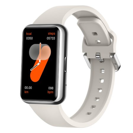 Z23 stříbrné chytré hodinky – 1,57palcový displej, Bluetooth volání, měření tepu, krokoměr