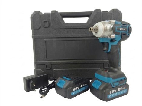 Rextool profesionální sada rázového utahováku se dvěma akumulátory – 96 V