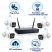 Sada 4 bezdrátových 5G Wi-Fi IP bezpečnostních kamer s rozlišením 2 MP Full HD, se 4kanálovým NVR, krytí IP66 Sada 4 bezdrátových 5G Wi-Fi IP bezpečnostních kamer s rozlišením 2 MP Full HD, se 4kanálovým NVR, krytí IP66