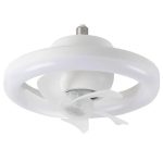 Proled ventilátor s paticí E27 a dálkovým ovládáním