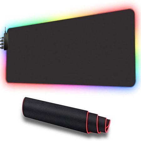 RGB Herní podložka pod myš a klávesnici  80x30 cm