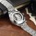 Luxusní pánské mechanické hodinky Skeleton-stříbrná