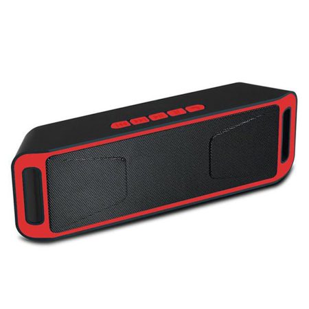 Bluetooth reproduktor Sc208 - červený